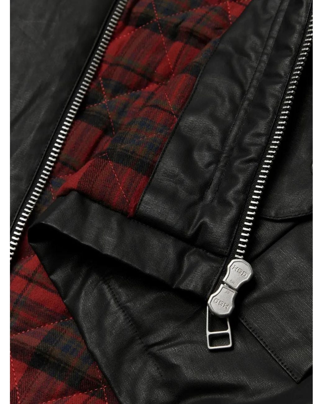 Woodbird Black Wbping Waxed Jacket for men