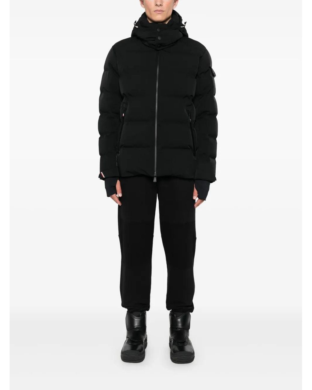 Moncler Black Coats for men