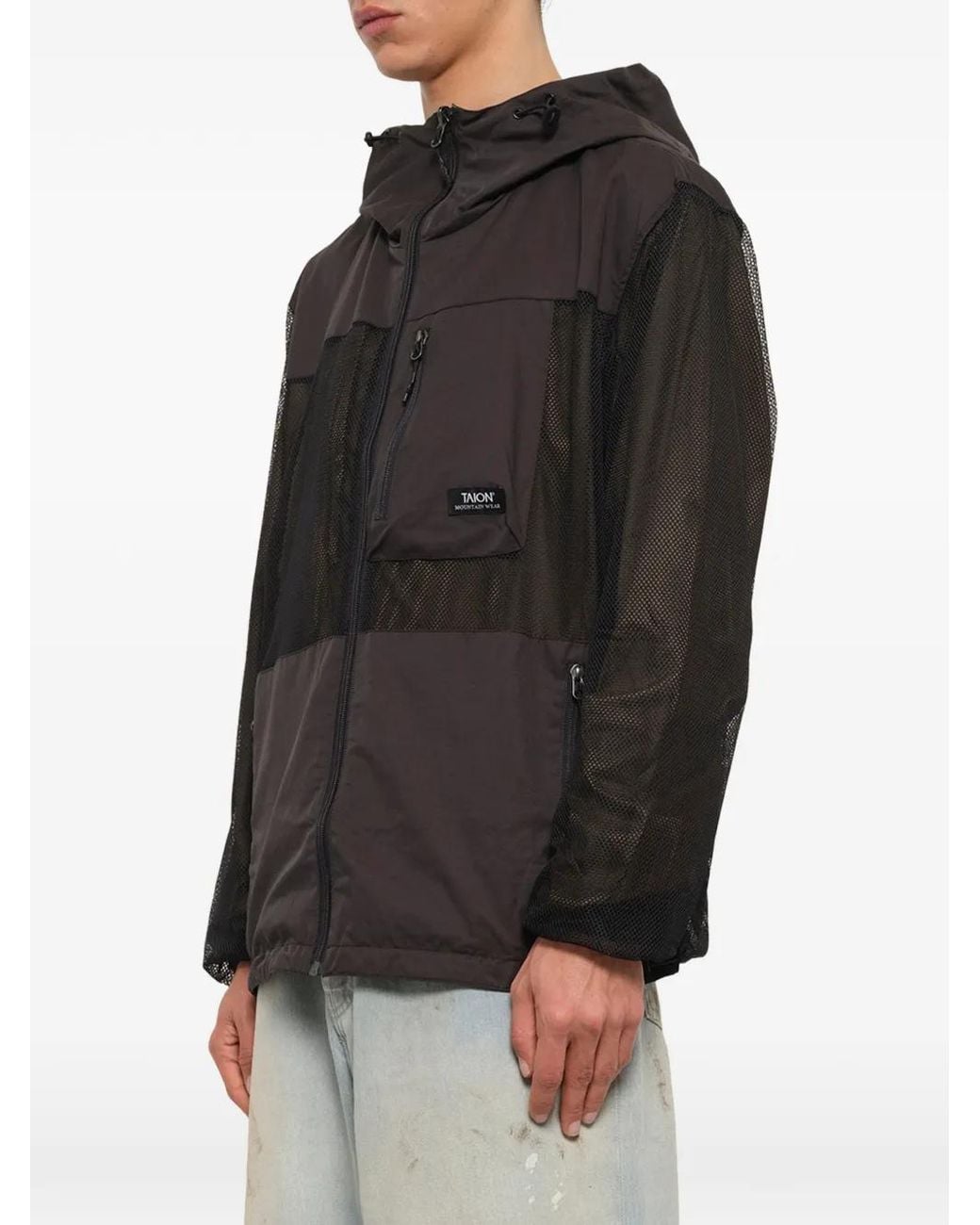 Taion Black Reversible Hooded Jacket