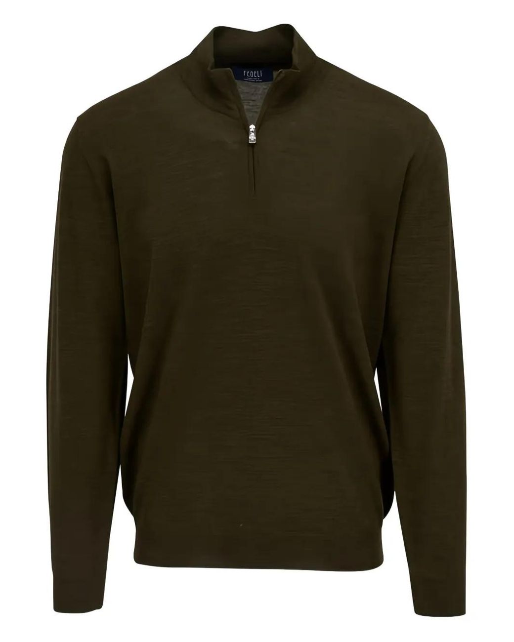 Fedeli Pullover Mit Reißverschluss in Green für Herren