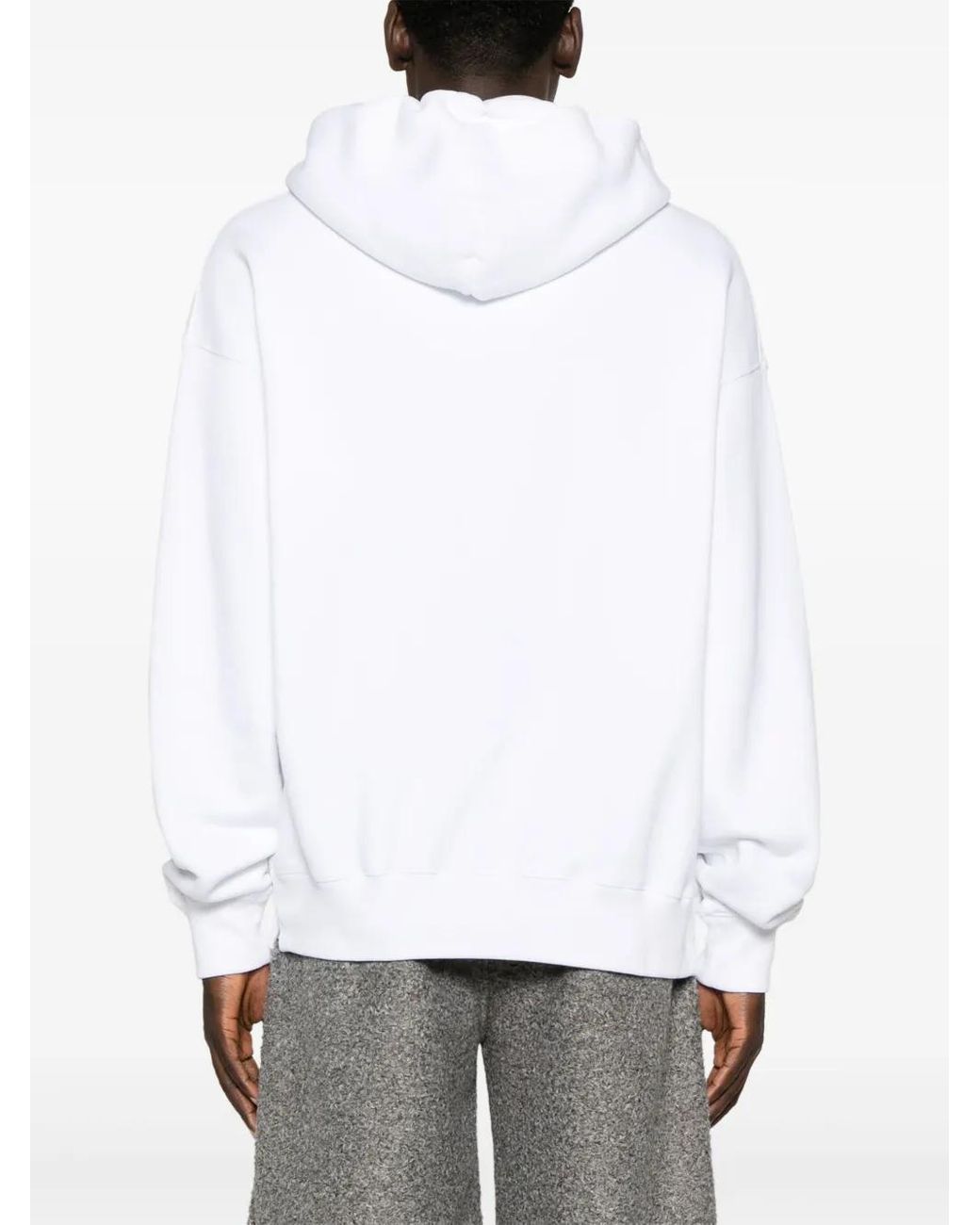 Off-White c/o Virgil Abloh White Logo-print Cotton Sweatshirt for men