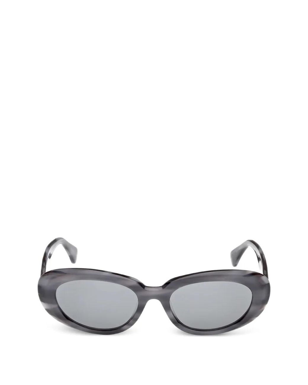 Max Mara Eyewear White Lunettes De Soleil À Monture Ovale