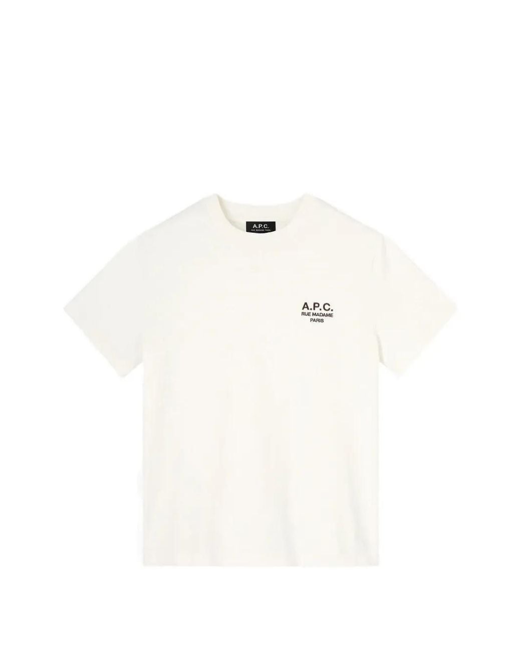 A.P.C. White Standard Rue Madame T-Shirt