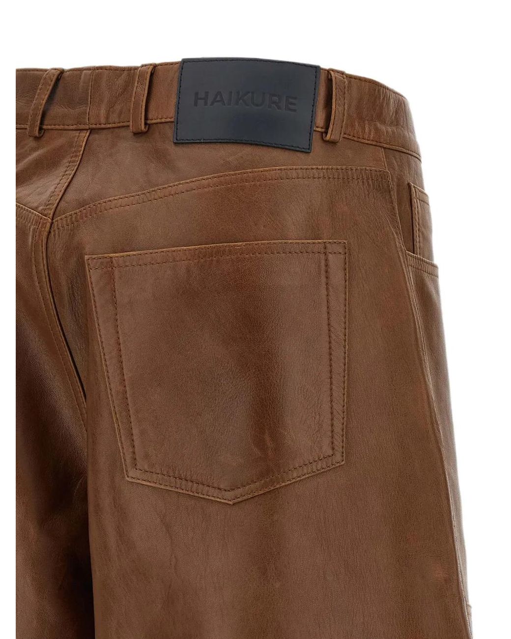 Haikure Brown Legacy Wide-Leg Shorts