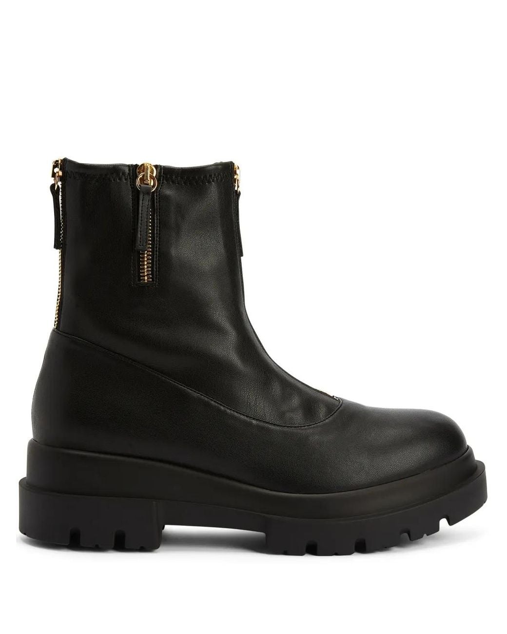 Giuseppe Zanotti Black Avice Stiefeletten Mit Reißverschluss 40Mm