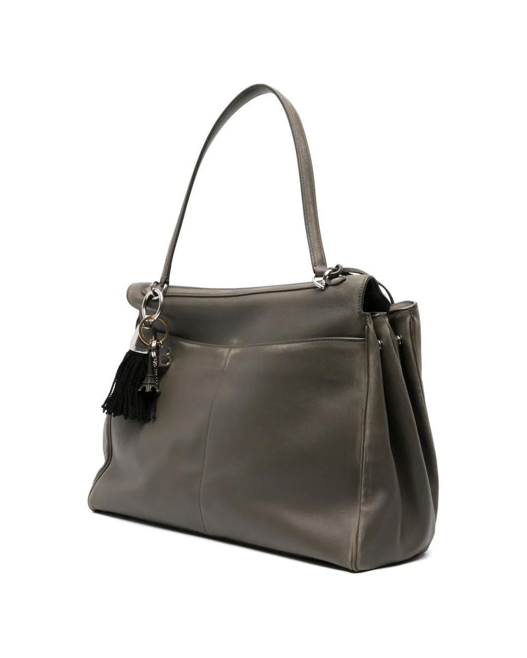 Balenciaga Rodeo Handbag Large With Charms Kaki in Black | Lyst
