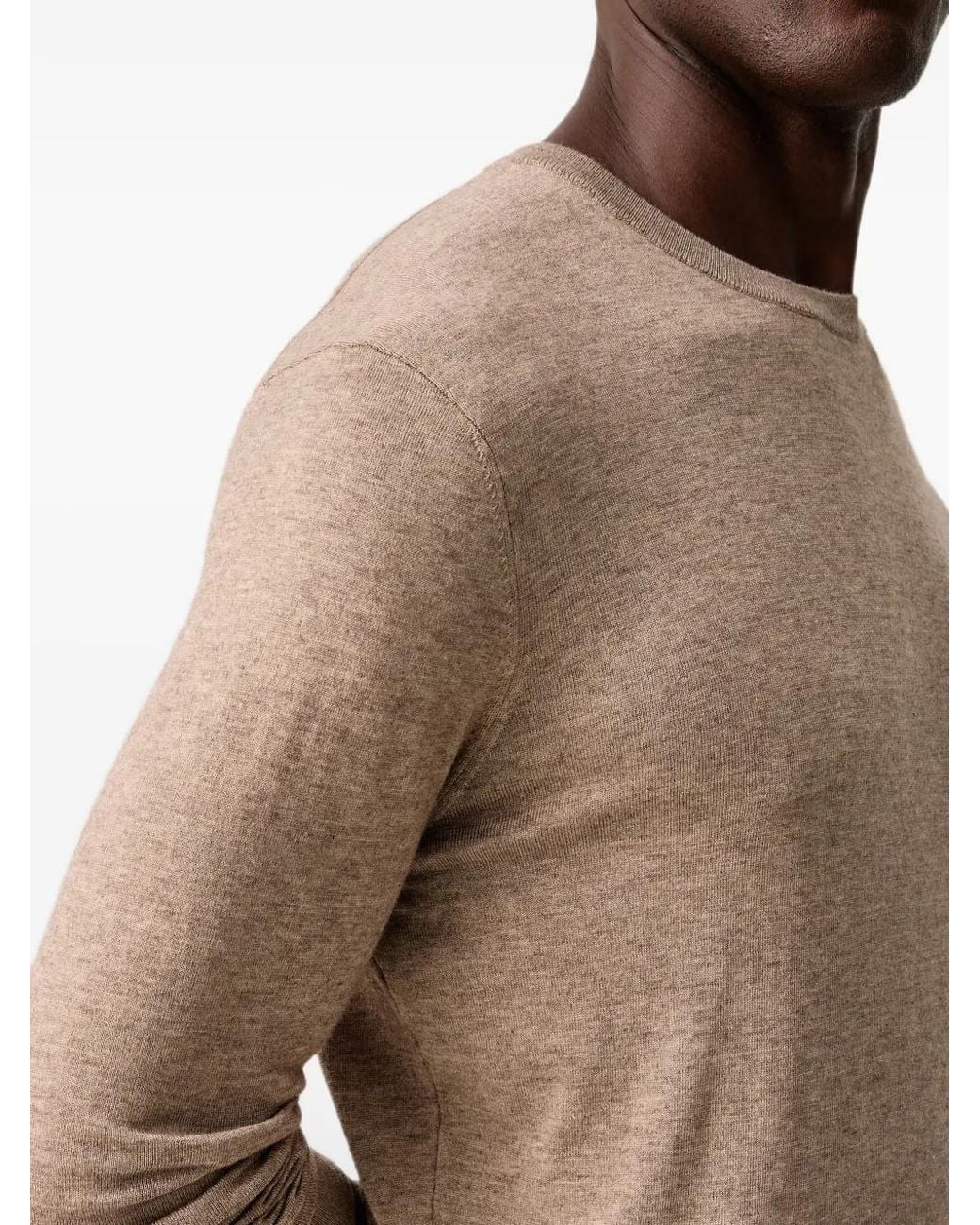 Guess Black Pull En Laine Mélangée for men