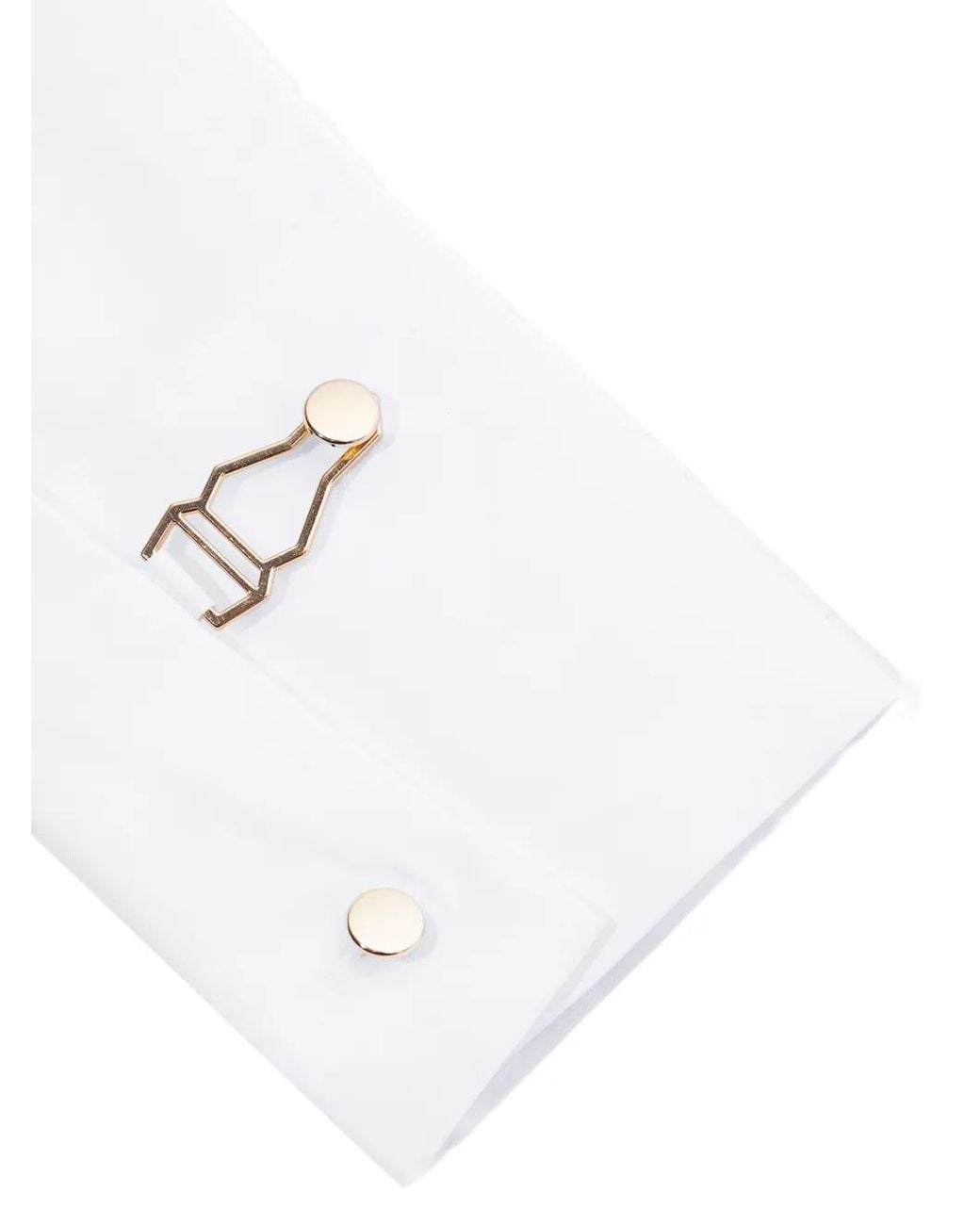 Maison Close White Logo-Patch Cotton Poplin Shirt