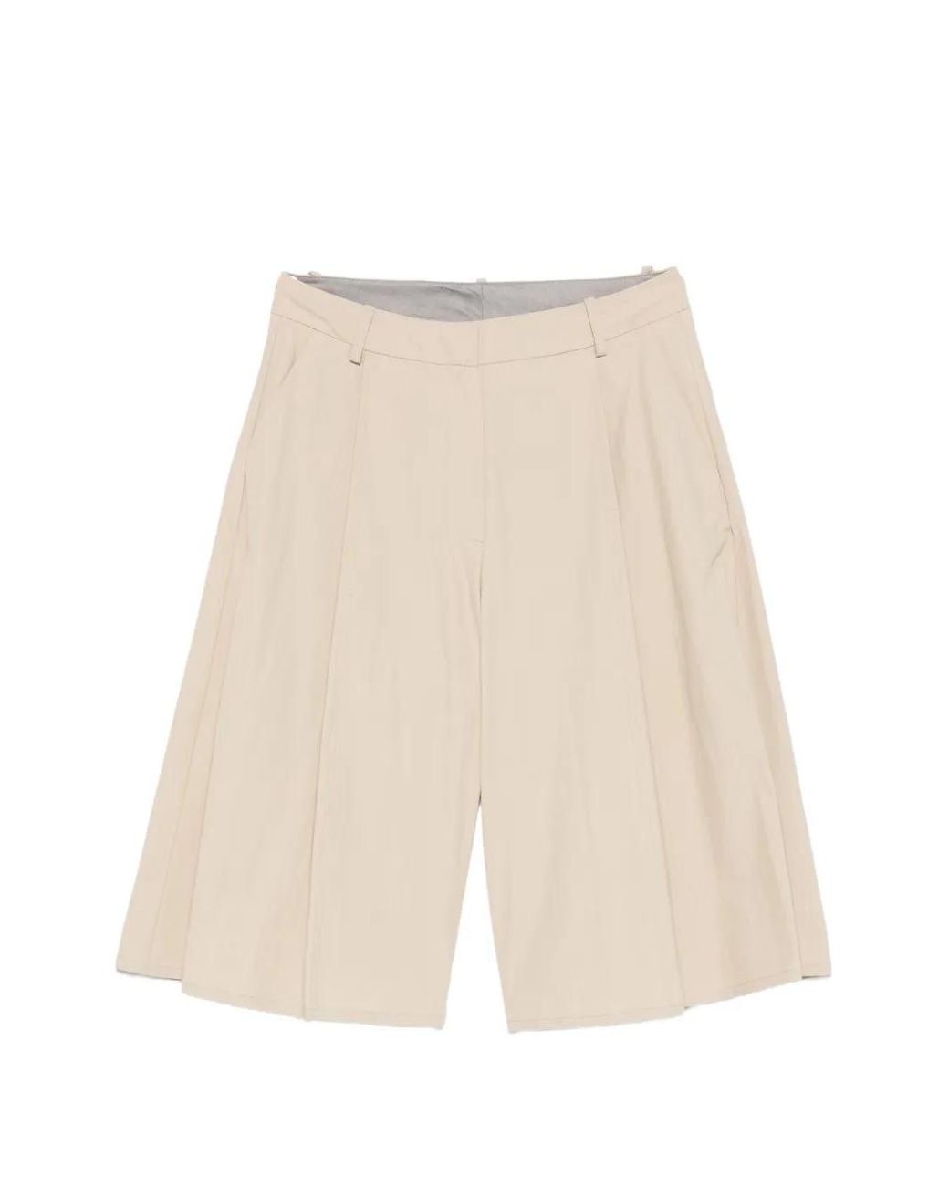 Alysi Natural Short À Design Plissé
