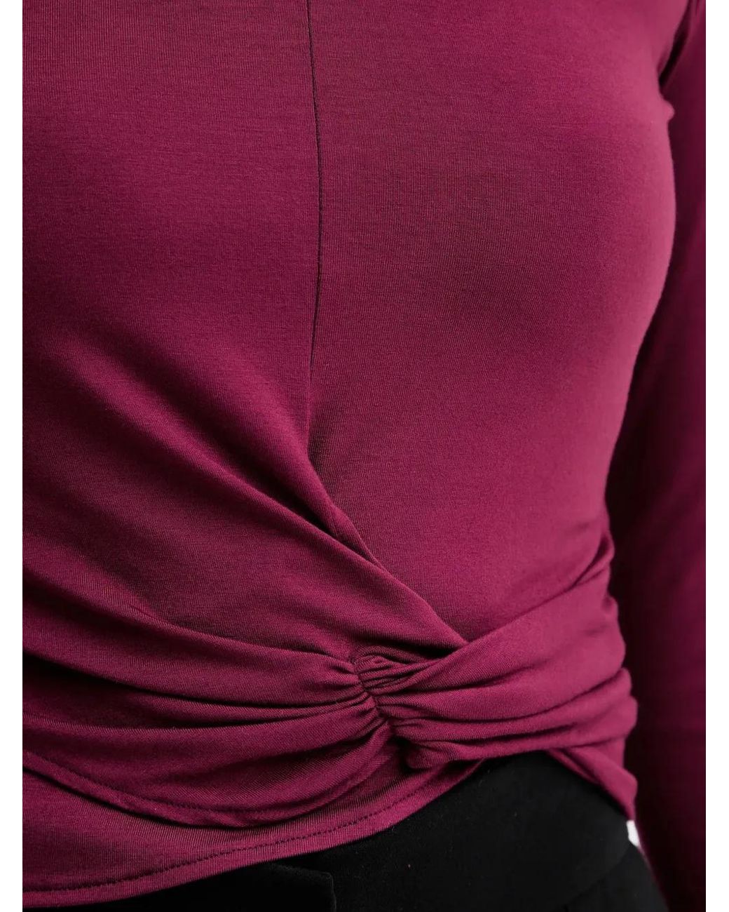 SIMONA CORSELLINI Red Knot-Detail Top