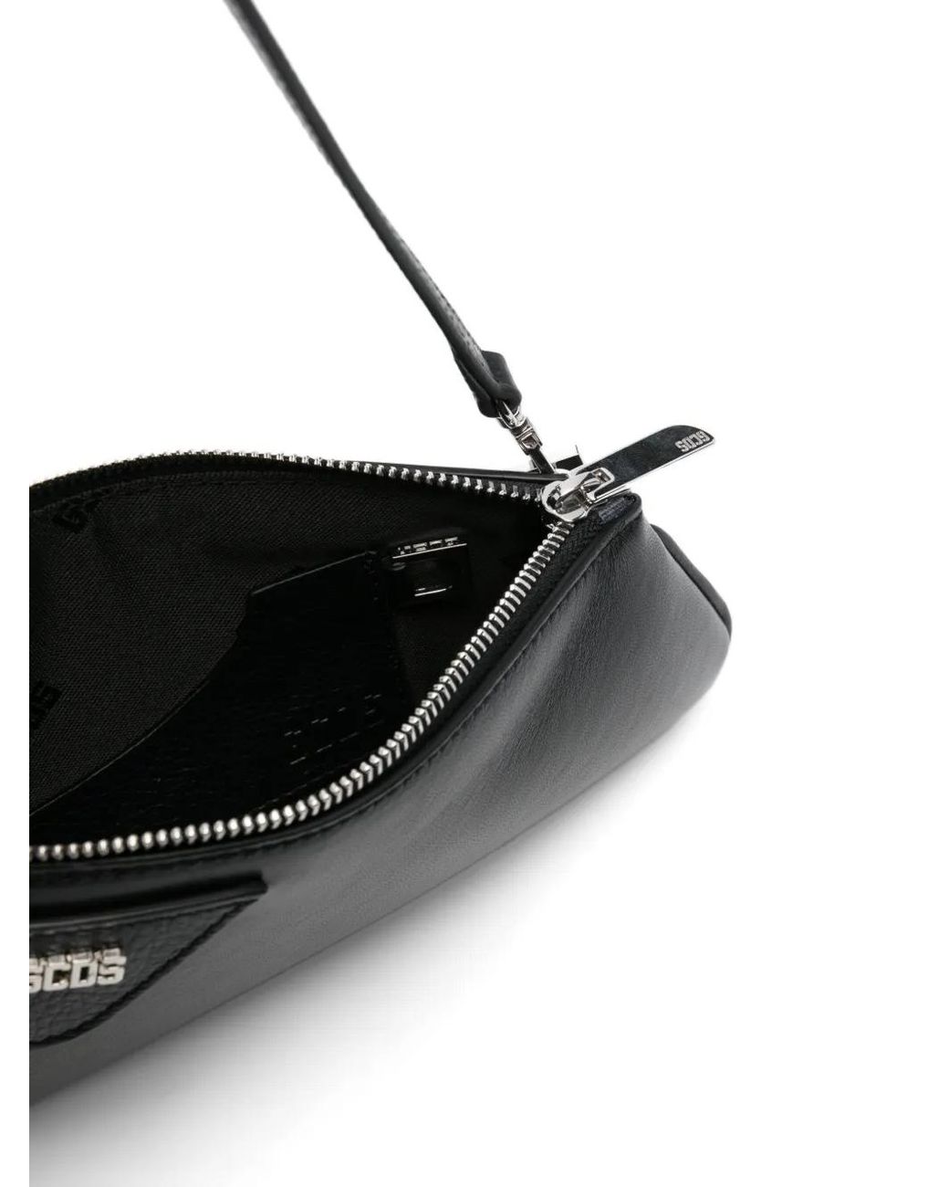Gcds Black Comma Notte Shoulder Bag