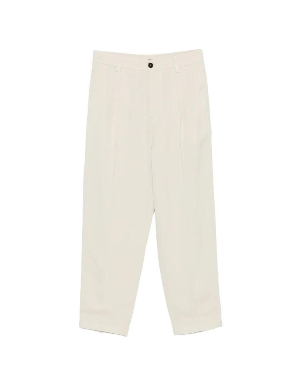 Barena White Pleated Trousers