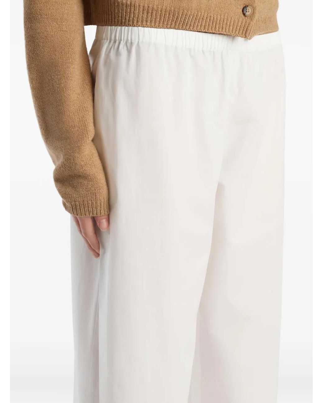 Khaite White Roma Pants