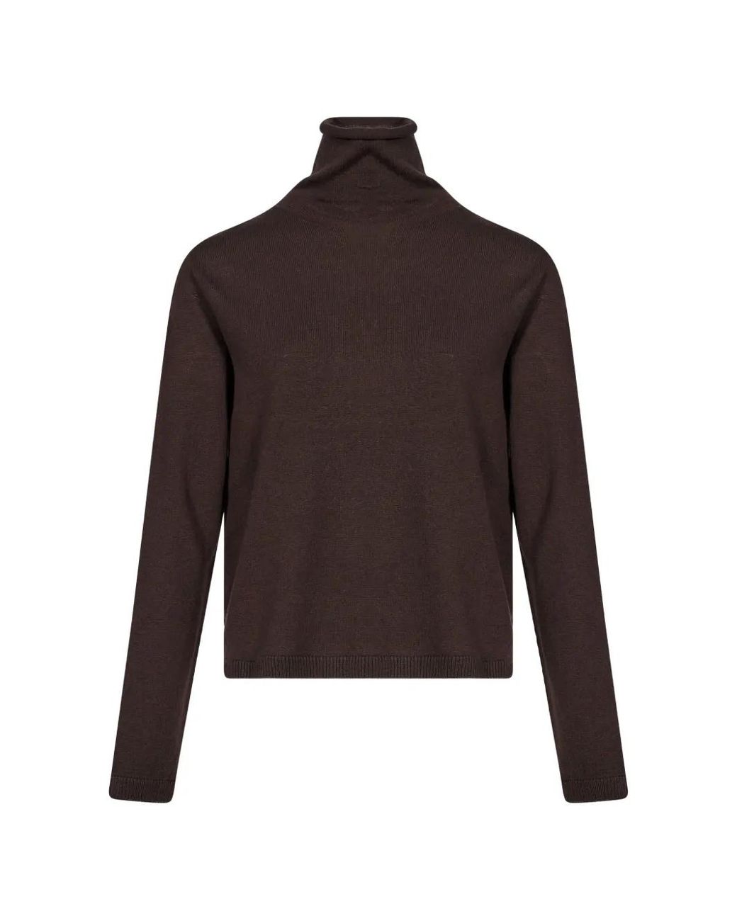 Antonelli Brown Baviera Roll-Neck Sweater