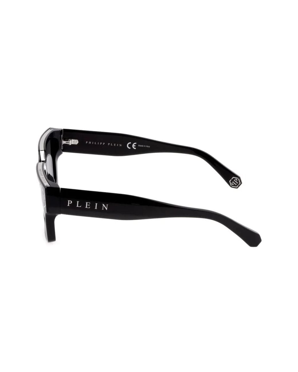 Philipp Plein Brown Plein Brave Square Frame Sunglasses for men