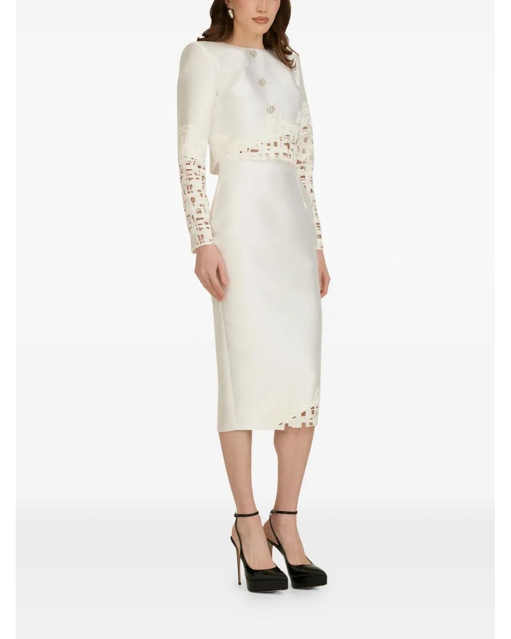 ARAFTU White Cut-Out Suit