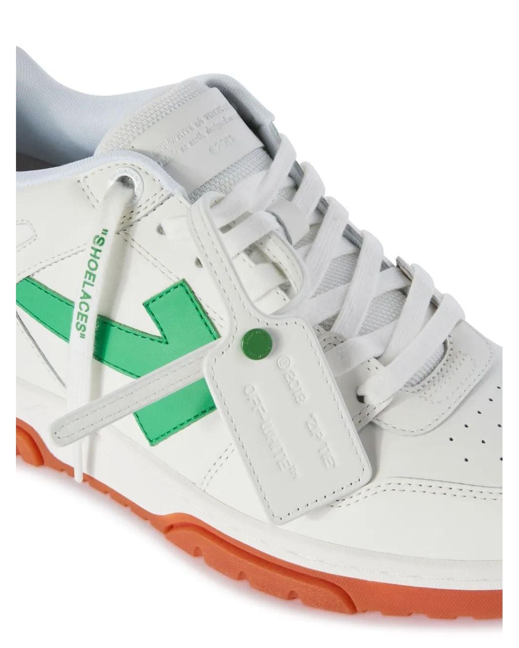 Off-White c/o Virgil Abloh Green Off- Out Of Office Sneakers for men