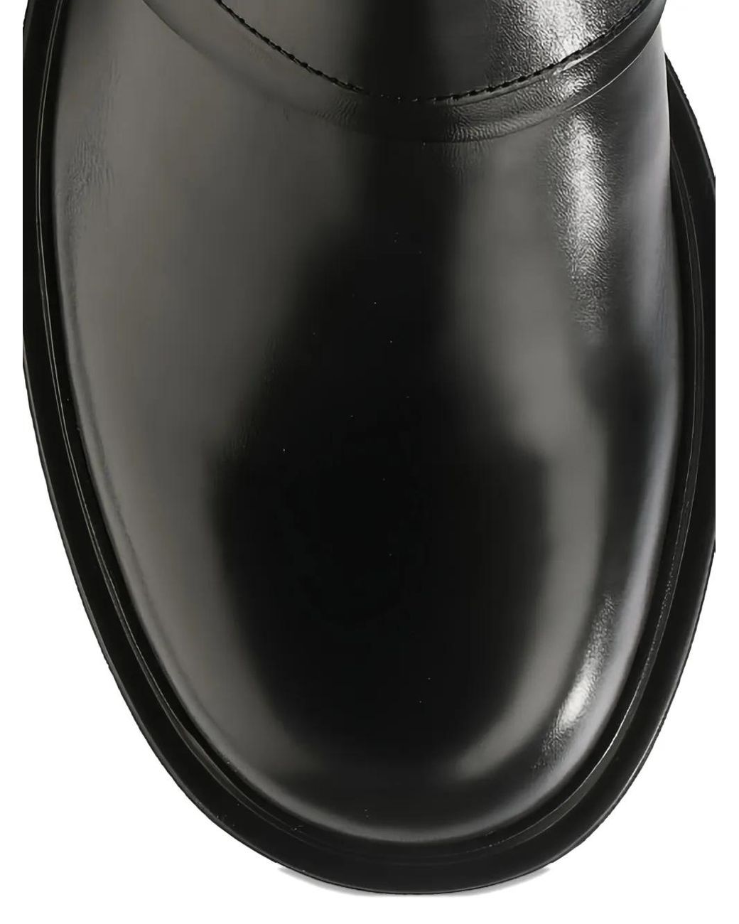 Högl Black Billie Buckle-Embellished Leather Biker Boots