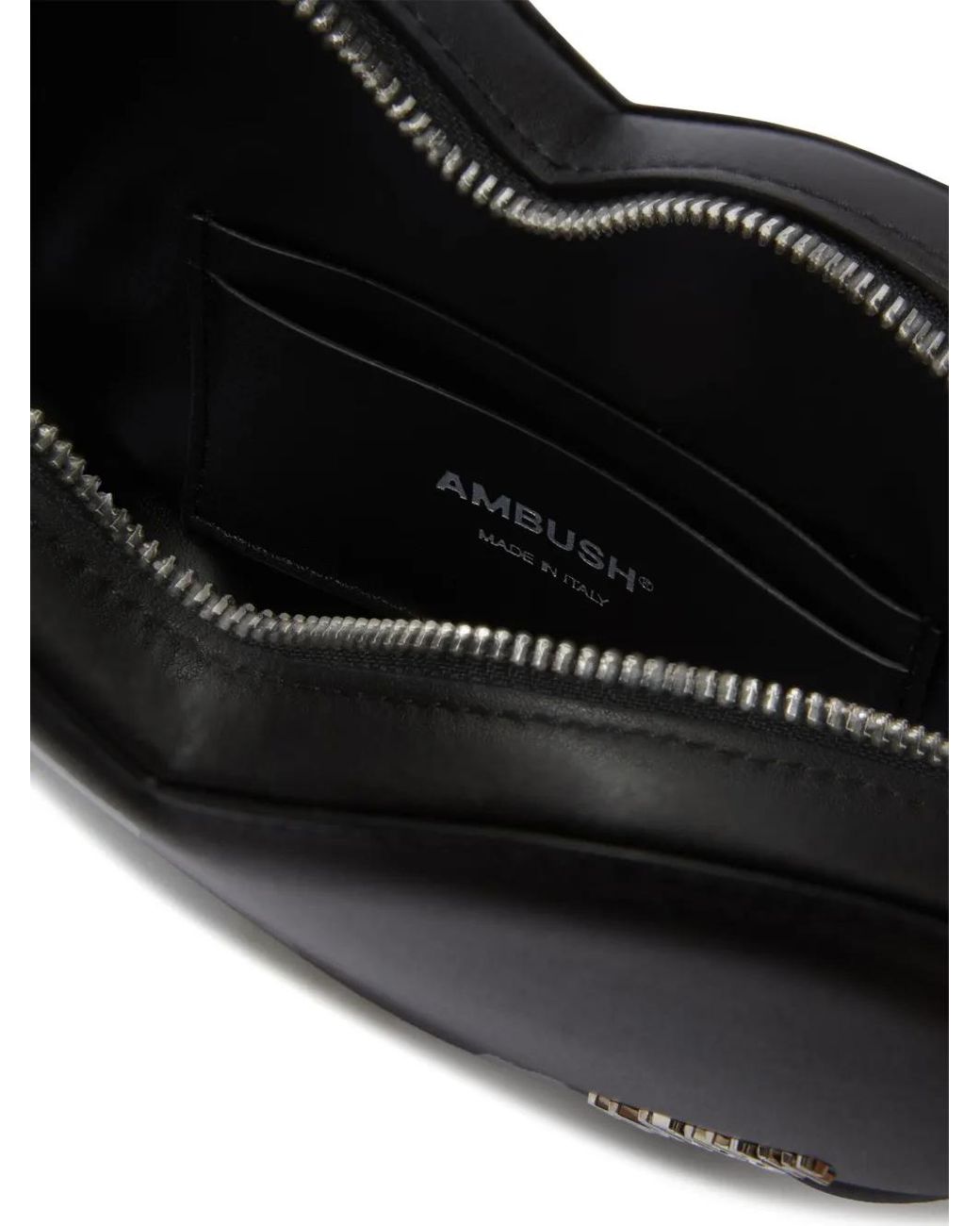 Ambush Black Heart Shaped Crossbody Bag
