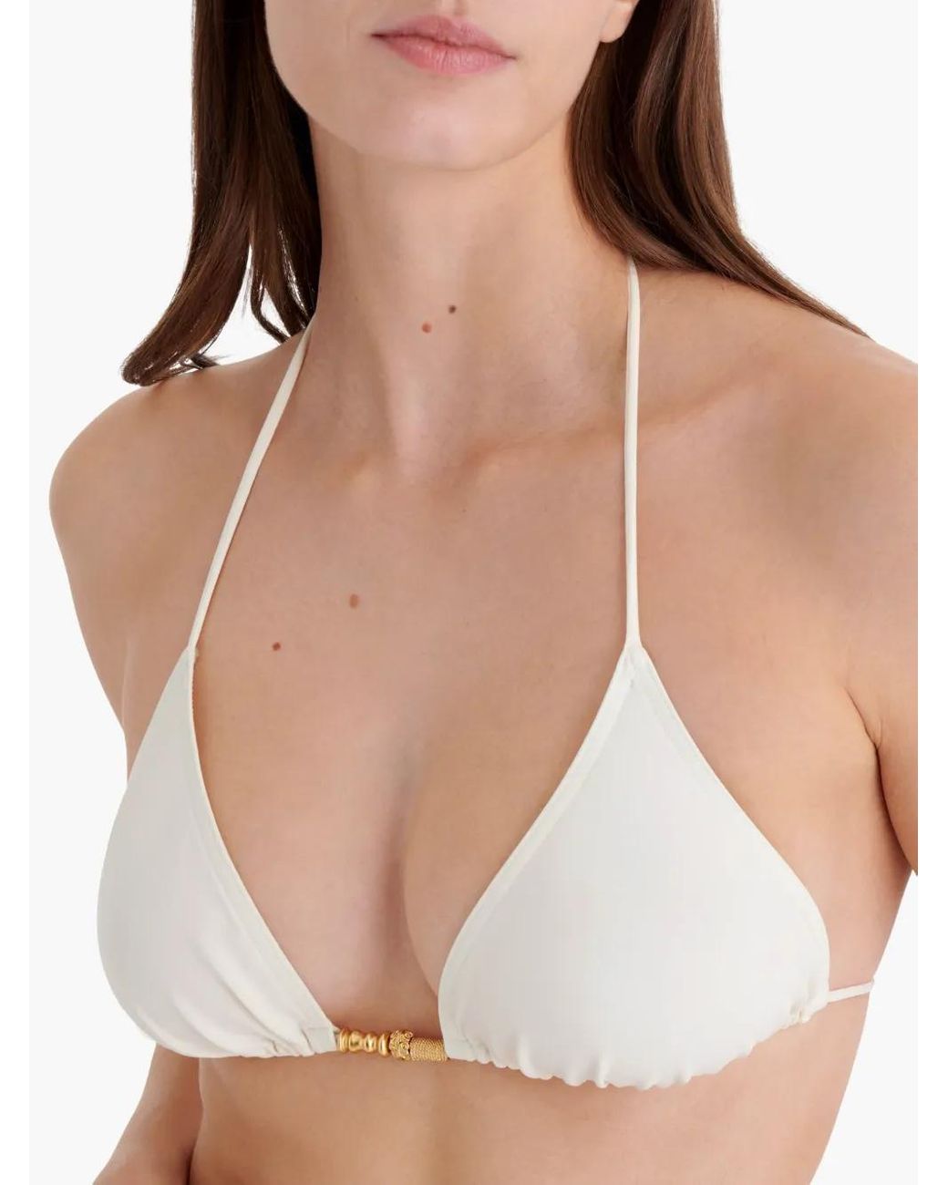 水着・ビーチグッズその他 ERES 'Ephemere' bikini top White Eres Éphémère Triangle Bikini Top in White | Lyst