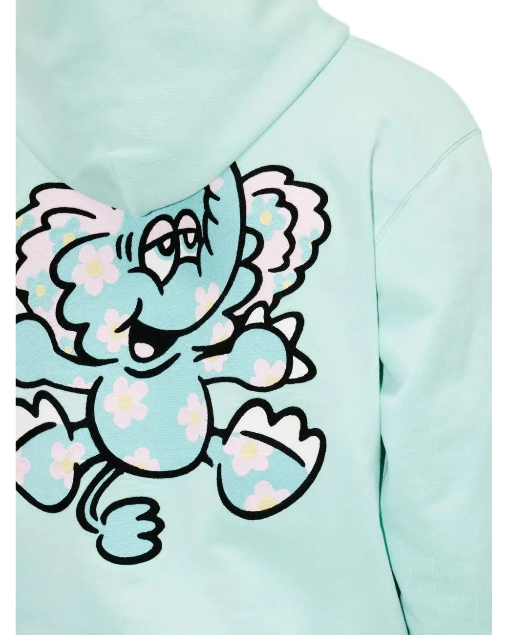 KENZO Blue Logo Hoodie for men