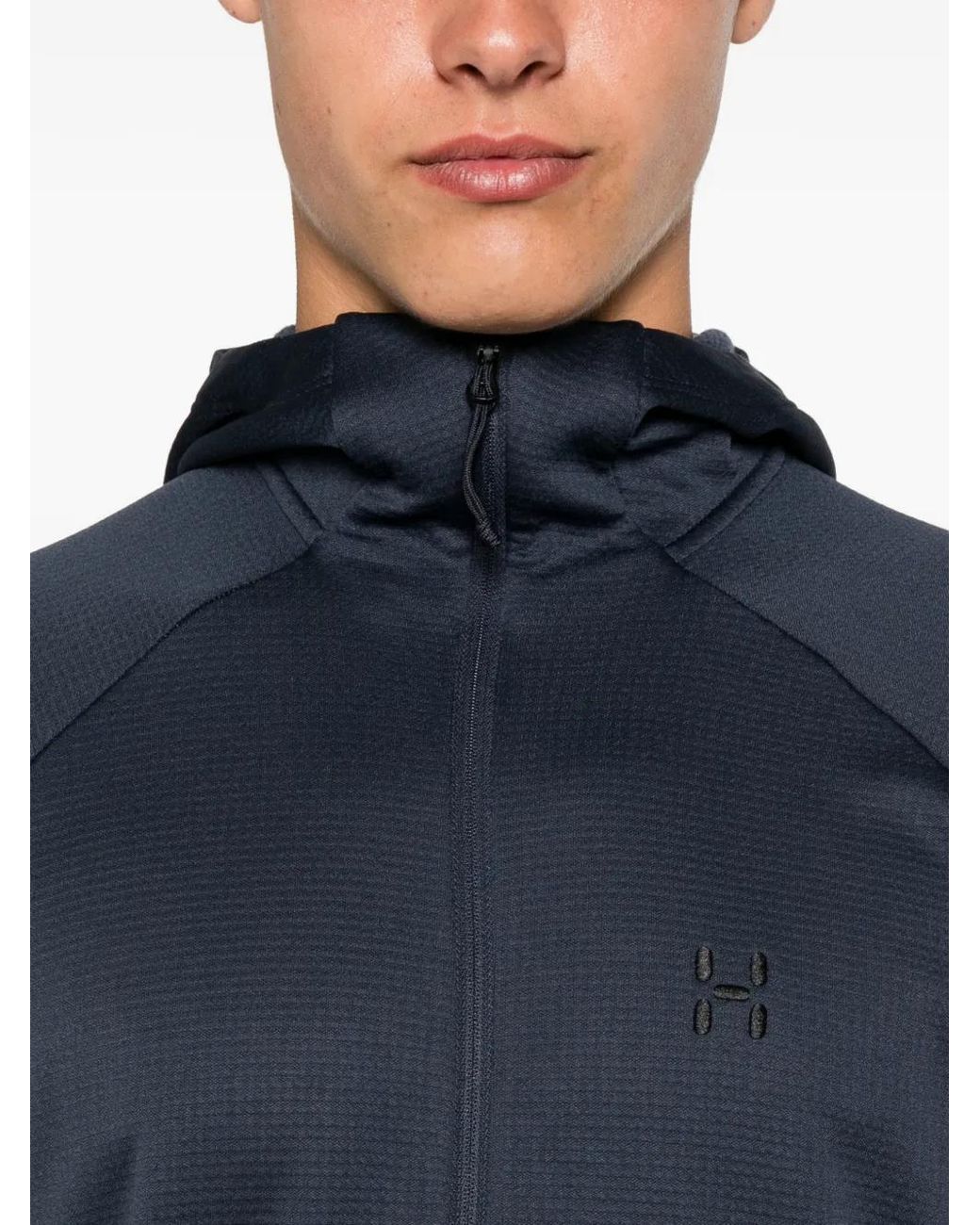 Haglöfs Blue Zip-Up Hoodie for men