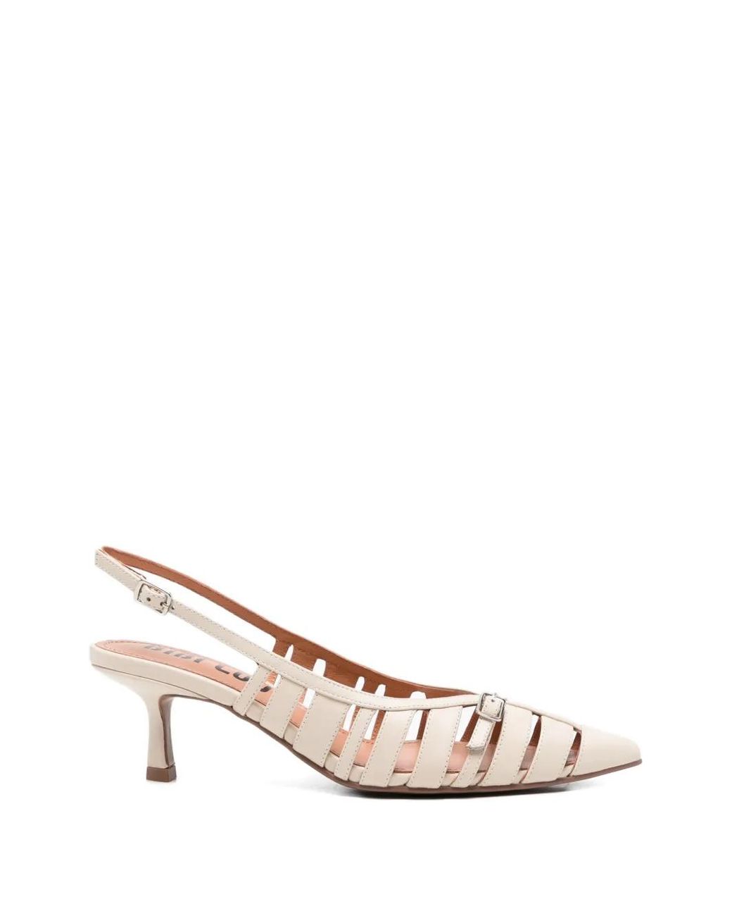 Bibi Lou Pink Pointed-Toe Pumps