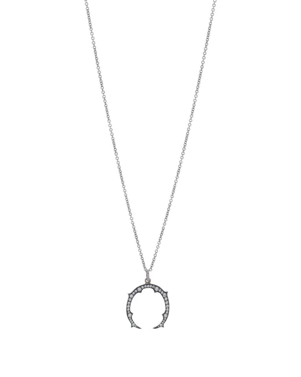 Sylva & Cie Metallic Collier En Or 18Ct Serti De Diamants