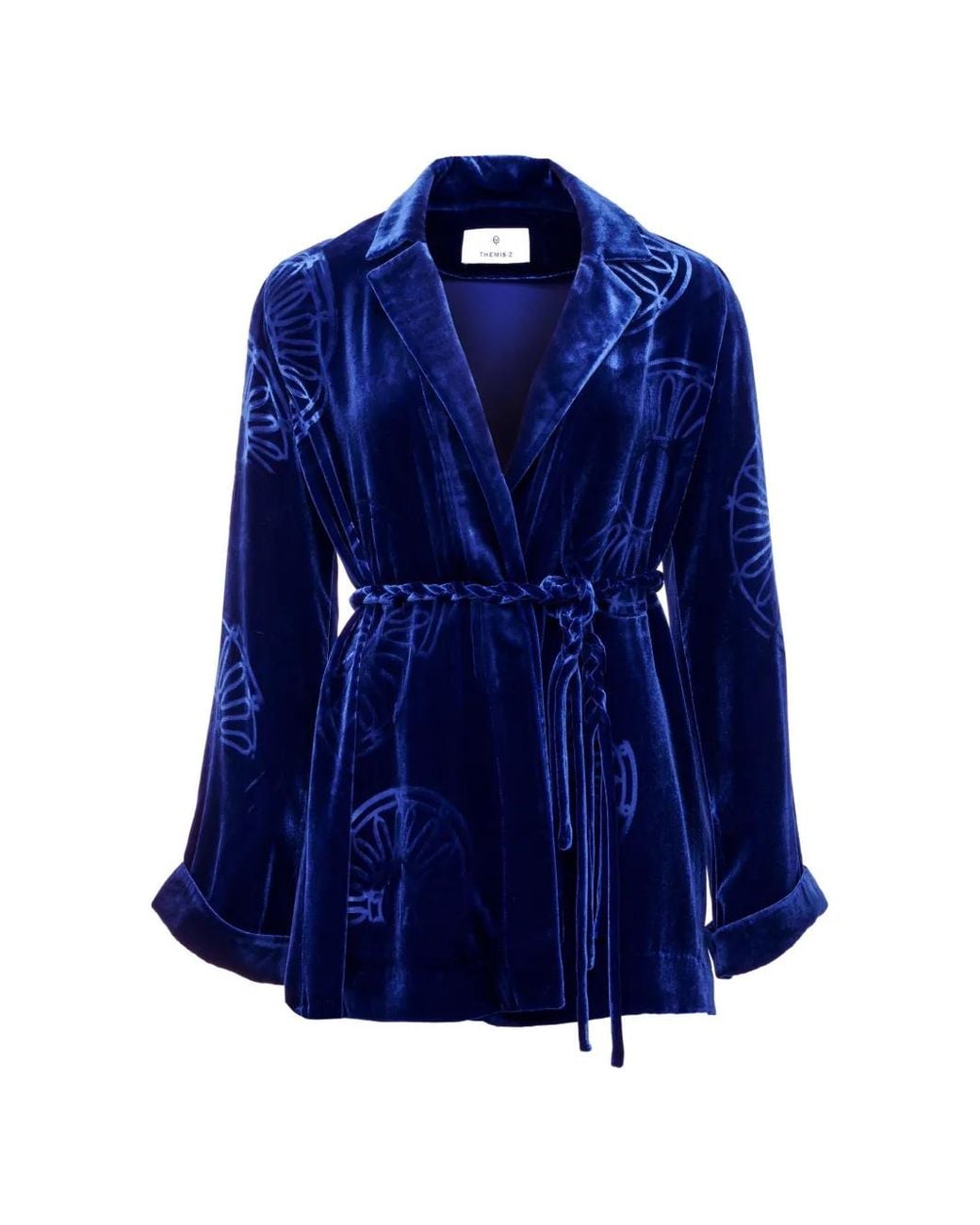 Themis Z Blue Kyma Belted Dress