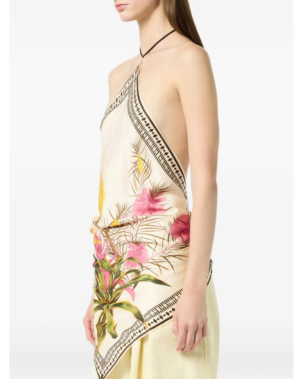 Blumarine Metallic Sleeveless Tops