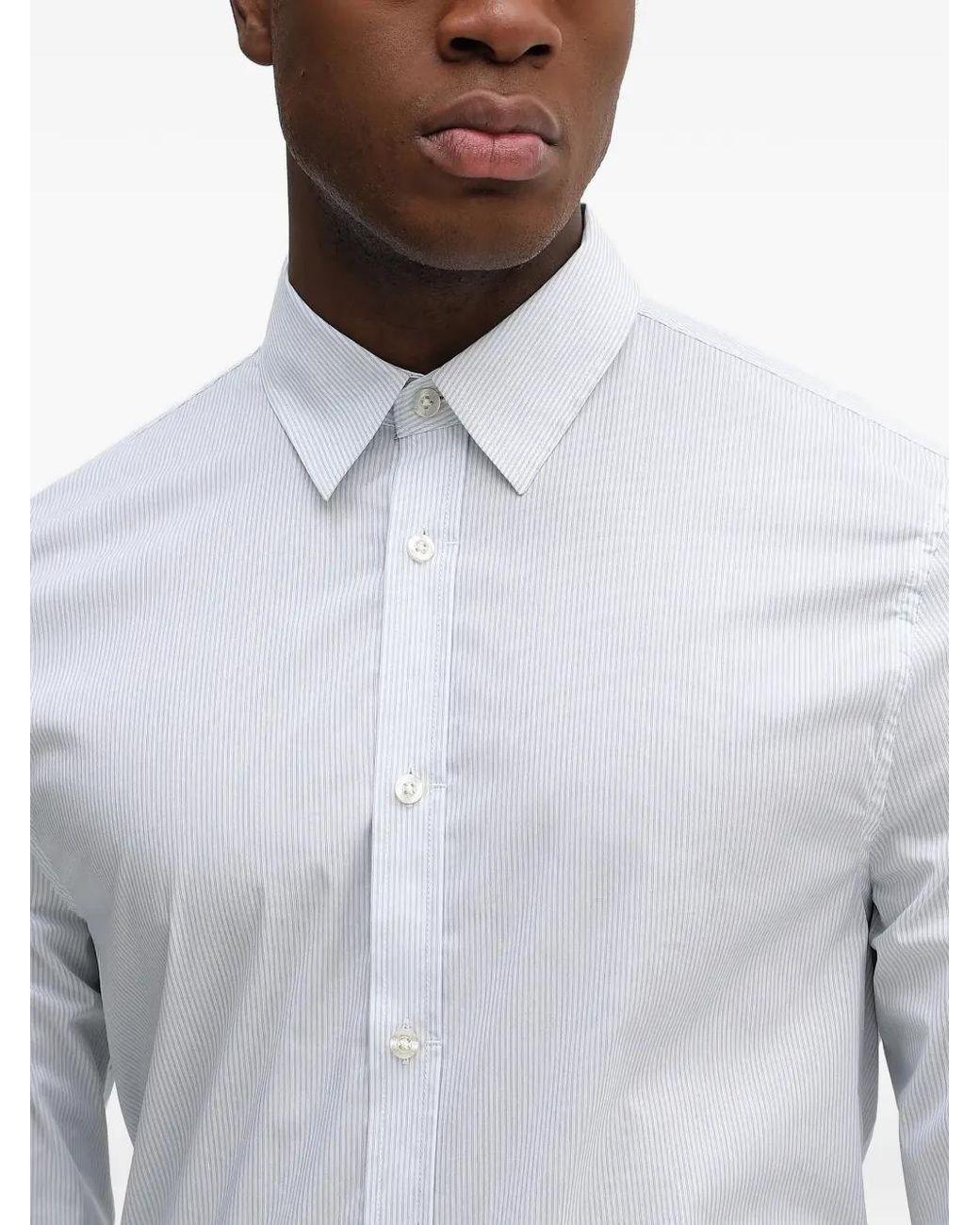 Striped Buttoned Shirt Guess de hombre de color White