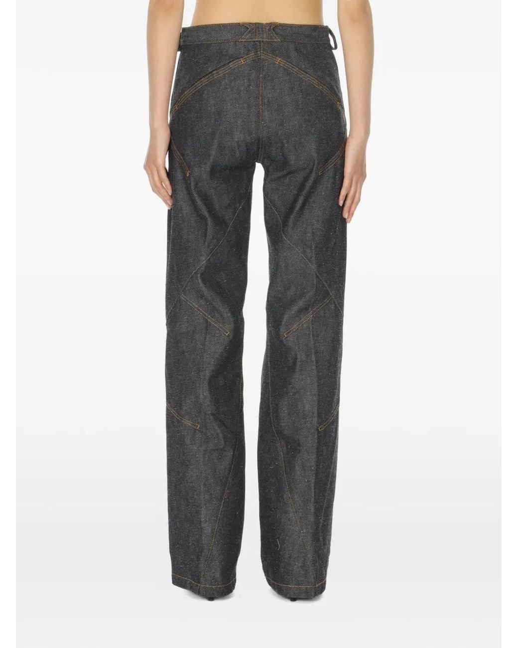 Kiko Kostadinov Gray Pocket Jeans