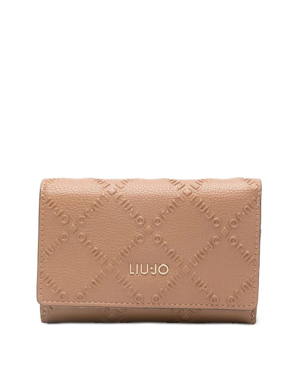 Liu Jo Natural Logo-Embossed Wallet