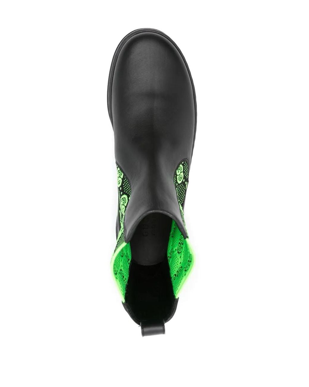 Gucci Black GG Leather Boot for men
