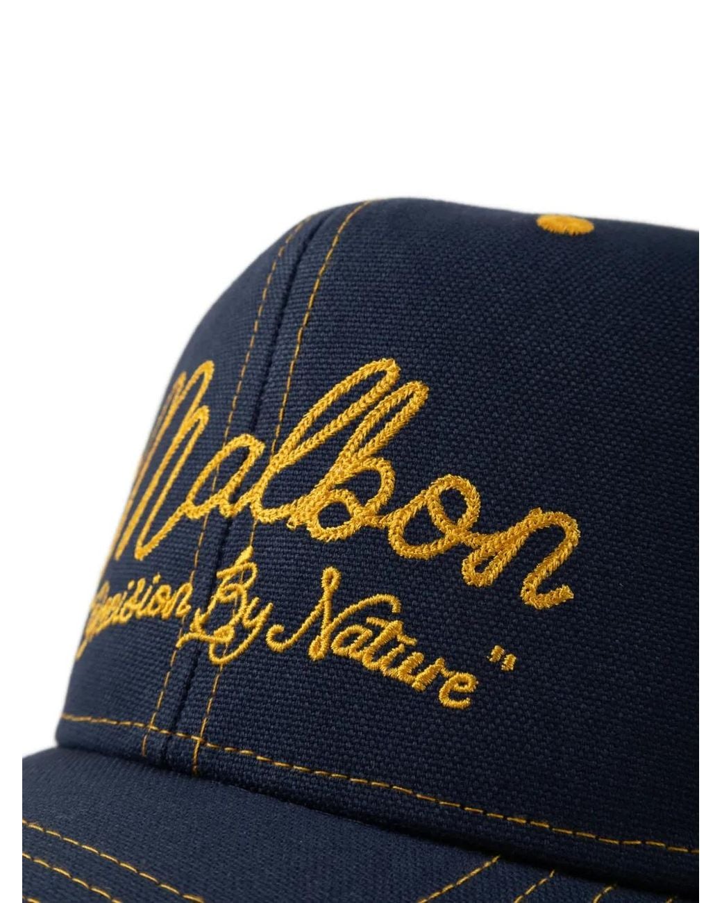 Malbon Golf Blue Precision Baseball Cap