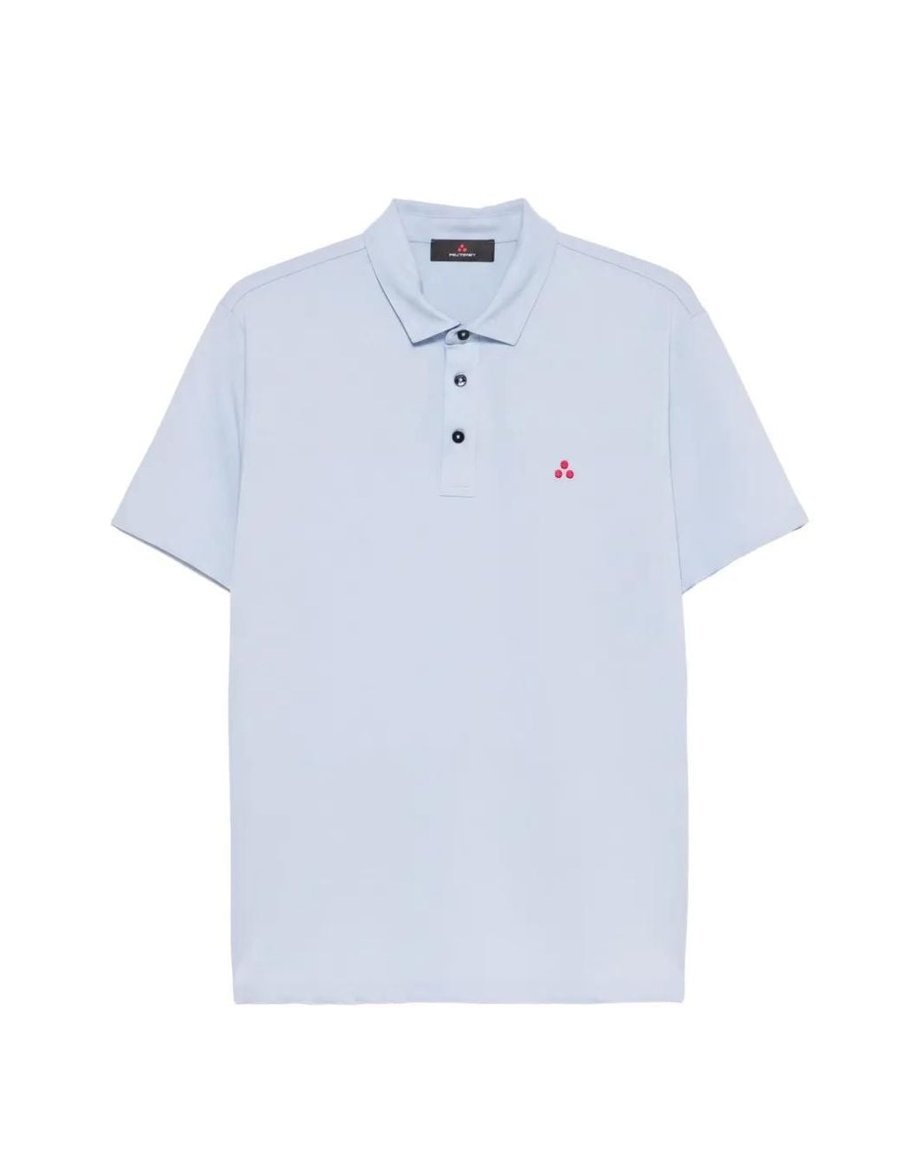 Peuterey Blue Logo-Detail Polo Shirt for men