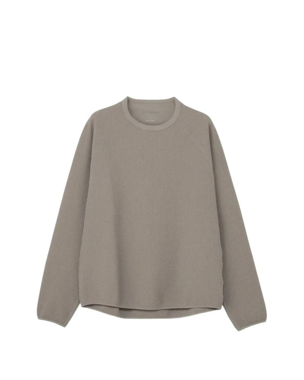 Goldwin Gray Raglan-Sleeve T-Shirt for men