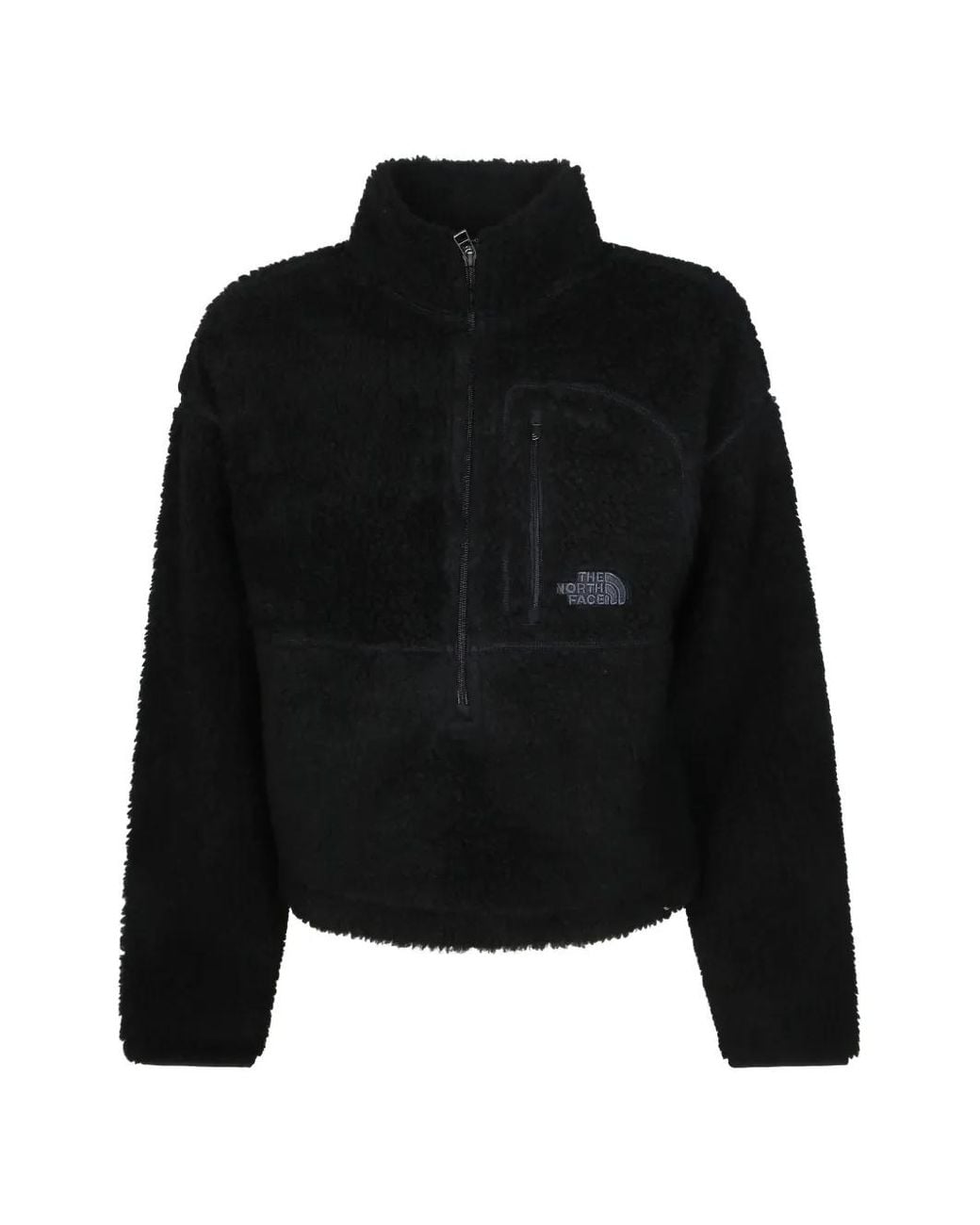 The North Face Black Extreme Pile 2 Logo-Embroidered Fleece Jacket