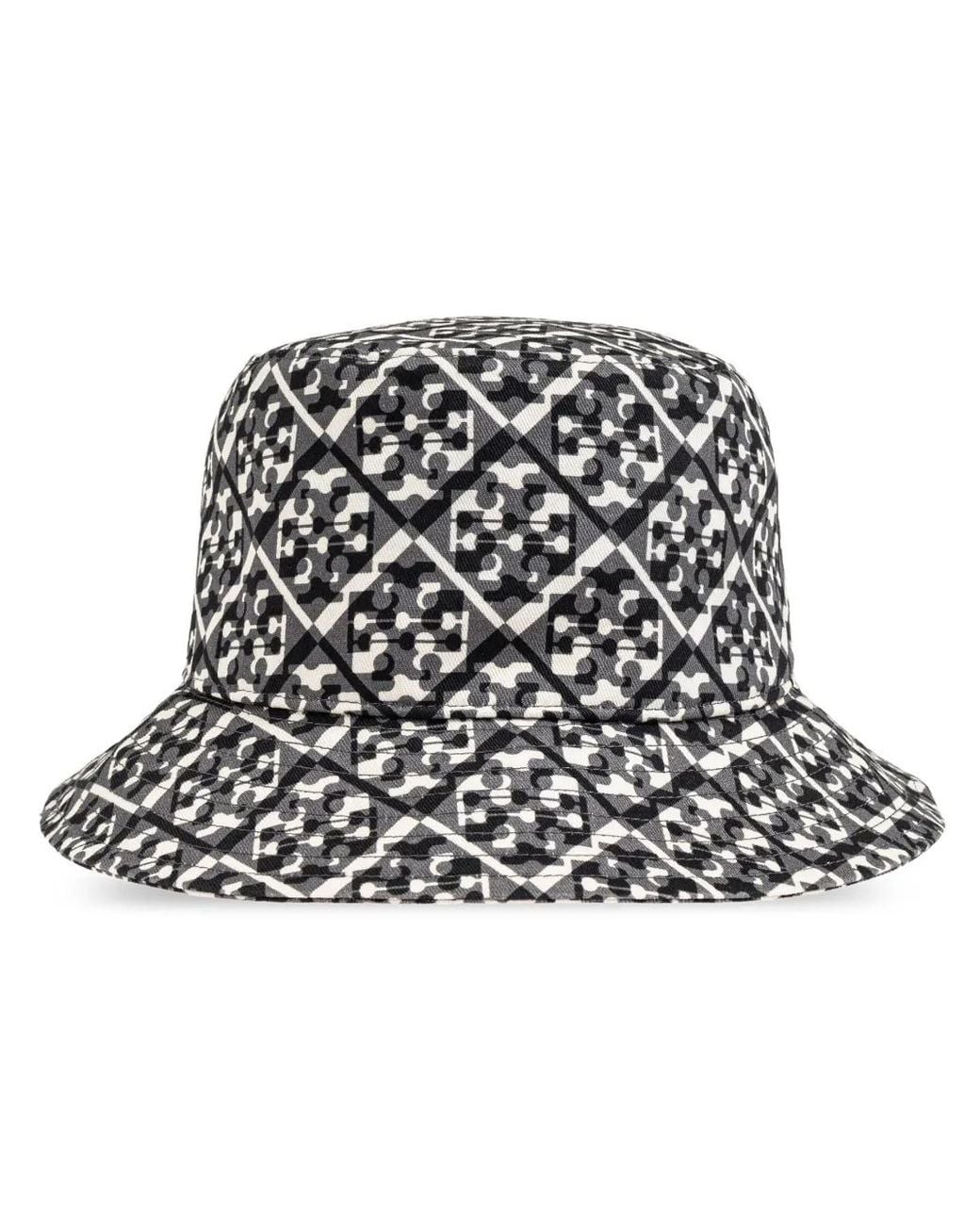 Tory Burch Black Jacquard Bucket Hat