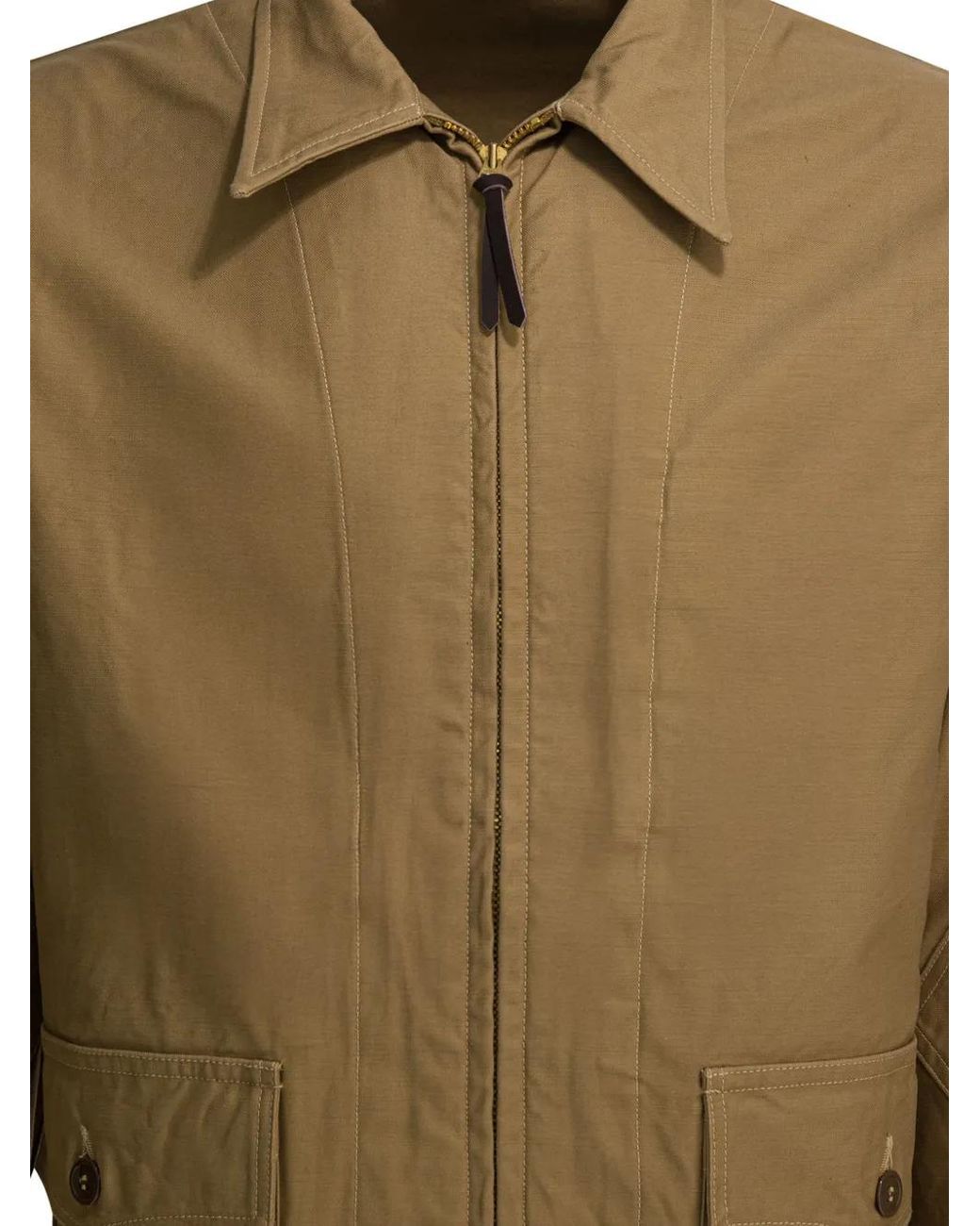 Buzz Rickson's Green M-421A Zip-Up Jacket for men