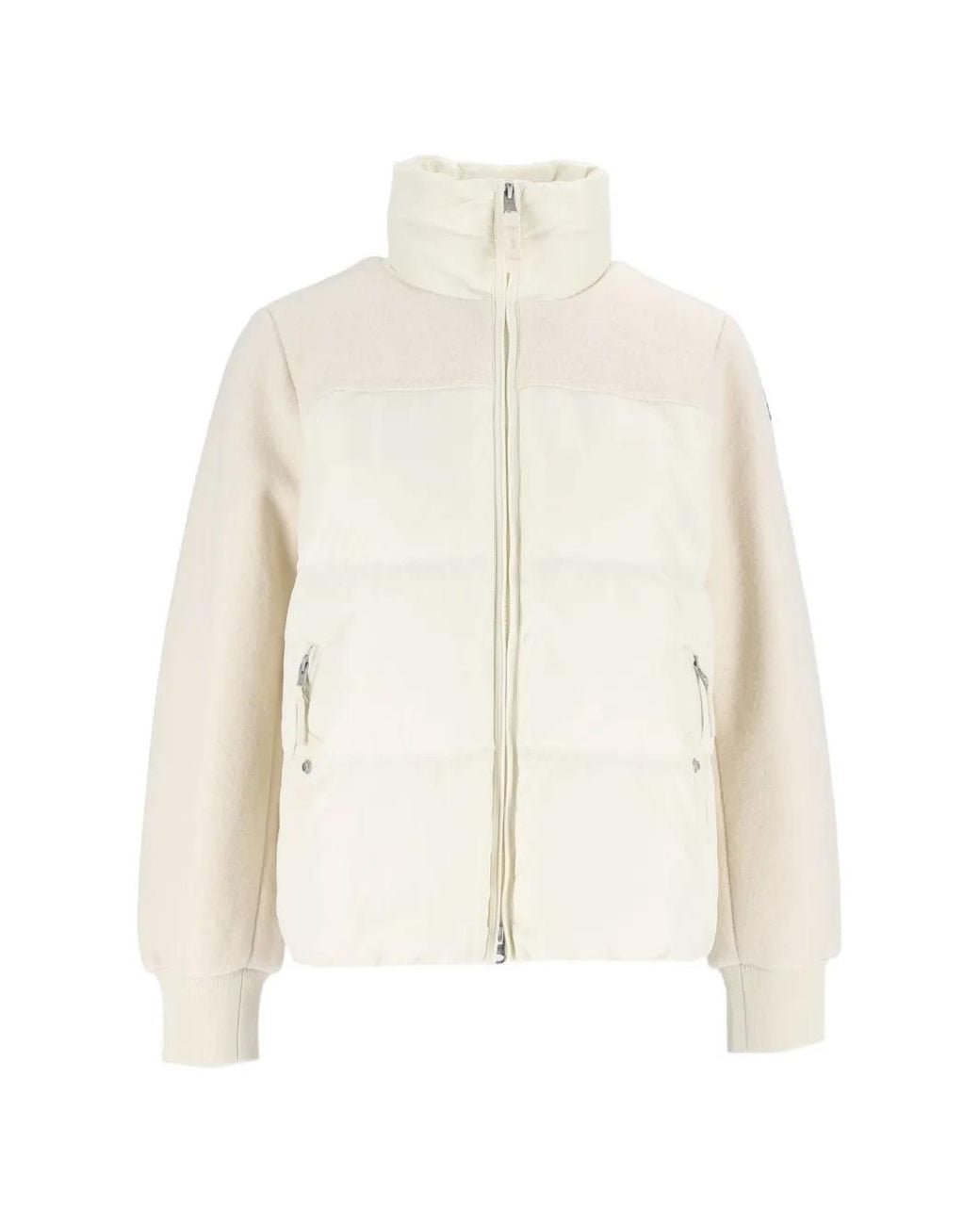 Parajumpers White Saboga Panelled Down Jacket