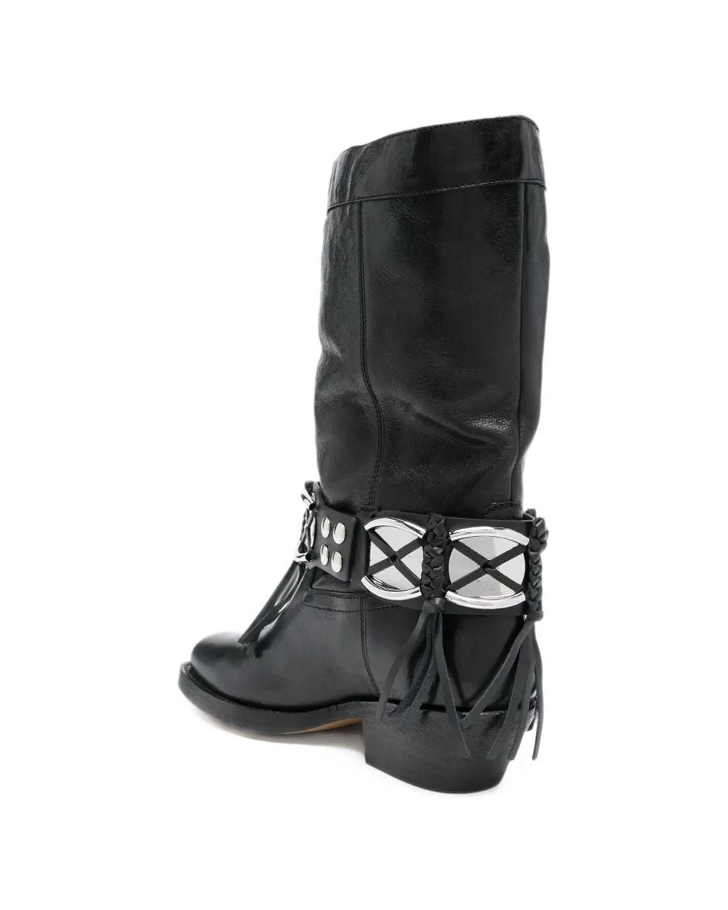 Isabel Marant Black Ademe Leather Boots