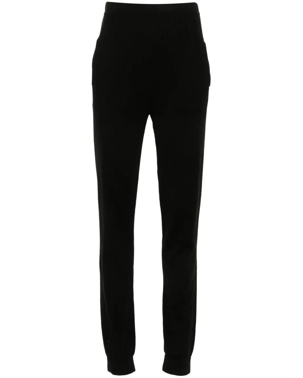Saint Laurent Black Cashmere Leggings