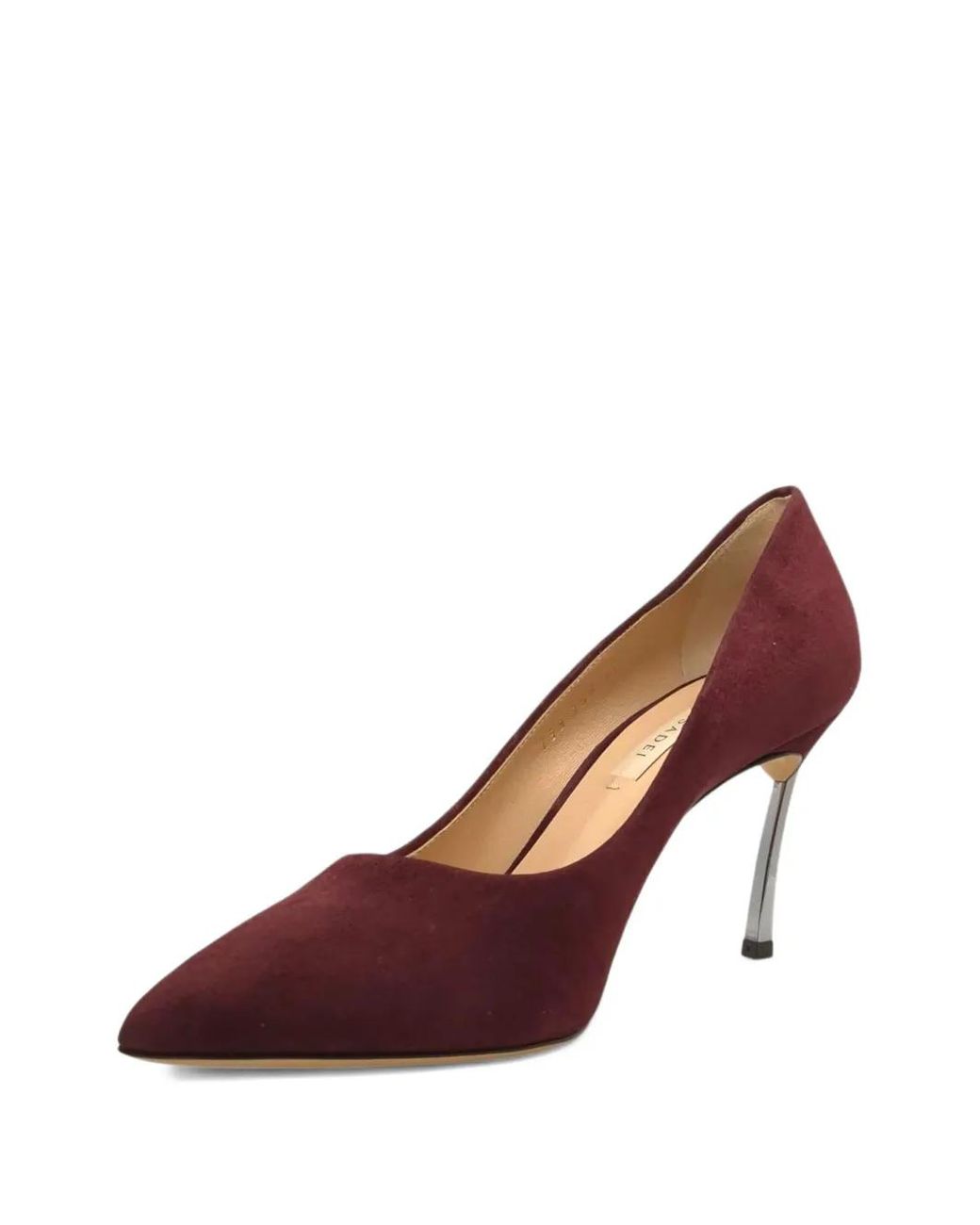 Casadei Purple 90Mm Samurai Blade Pumps