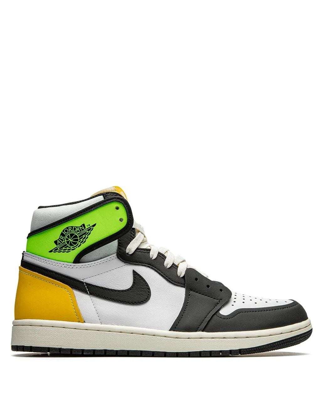 Nike White Air 1 Retro High Og "Volt" Sneakers for men