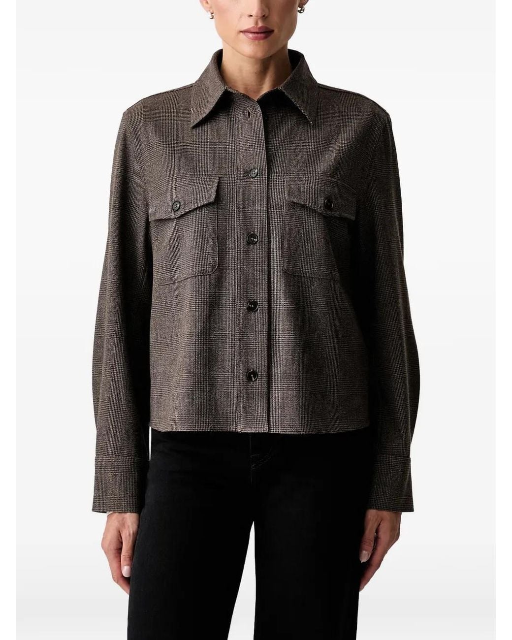 Marc O' Polo Geruit Blouse in het Black