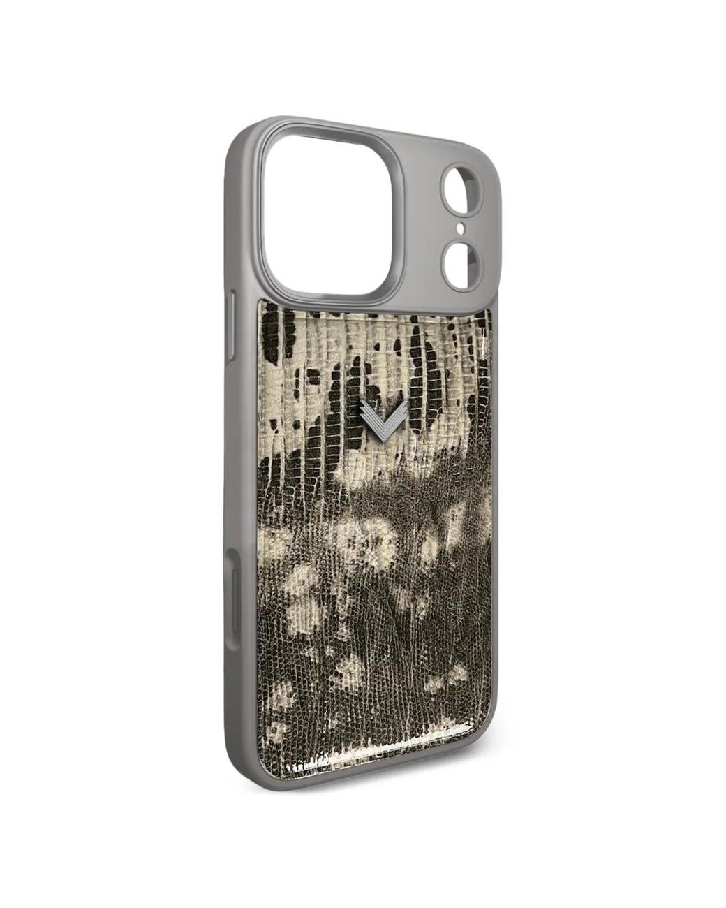 Velante Gray Coque D'Iphone 17 Pro Max À Effet Peau De Lézard