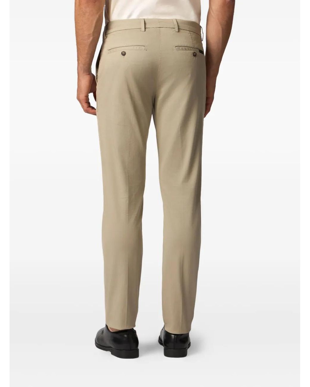 Brooks Brothers Natural Chino Trousers for men