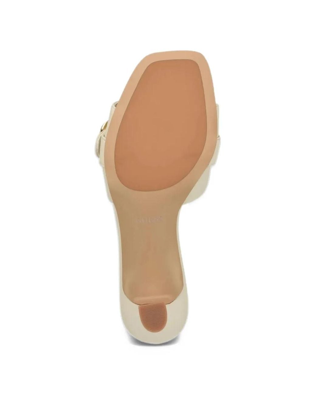 Guess Metallic Ivory Dittara Heeled Sandals