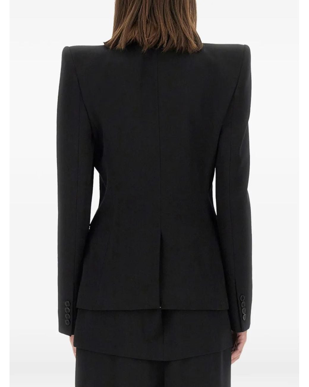 McQueen Black Single-Breasted Blazer
